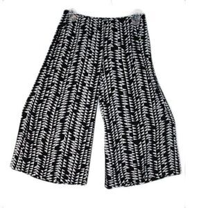 Babeau Wide Leg Cropped Pants Size M